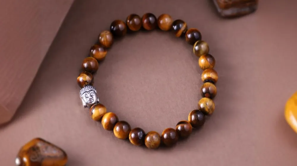 Online Tiger Eye Bracelet 22 Beads Online Tiger Eye Bracelet 22 Beads